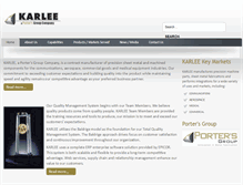 Tablet Screenshot of karlee.com